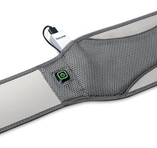Load image into Gallery viewer, Beurer Portable, Wireless, Heating Belt Pad with Convenient Storage Bag, Rechargeable for Indoor and Outdoor Use, Pain Relief, Dark Grey, 16 Oz
