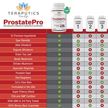 Load image into Gallery viewer, ProstatePro - 33 Herbs Saw Palmetto Prostate Health Supplement for Men | Non GMO Prostate Support Bladder Control Pills to Reduce Frequent Urination &amp; DHT Blocker to Prevent Hair Loss, 90 Capsules
