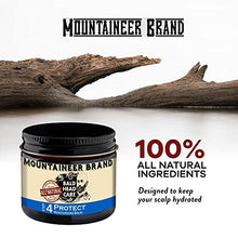 Load image into Gallery viewer, Mountaineer Brand Bald Head Care For Men | Protect Moisturizing Balm | Matte, Smooth, Hydrated, Clean, Scalp and Skin | Non-Greasy Scalp Moisturizer | Natural Botanical Blend | 2oz
