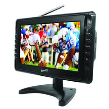 Load image into Gallery viewer, SuperSonic SC-2810 Portable LCD Digital AC/DC TV 10-Inch: Built-in USB and SD Card Reader | Handheld Television
