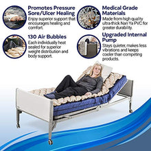 Load image into Gallery viewer, Premium Alternating Air Pressure Mattress Pad for Medical or Standard Bed - Pressure Sore and Pressure Ulcer Relief - Includes Ultra Quiet Pump and Pad Topper - Fits Standard Size Hospital Bed
