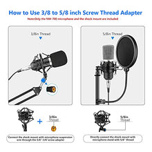 Load image into Gallery viewer, Neewer NW-700 Professional Studio Broadcasting &amp; Recording Condenser Microphone (1)NW-700 Condenser Microphone (1)Metal Microphone Shock Mount (1)Ball-type Anti-wind Foam Cap (1)Microphone Audio Cable
