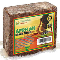#1 Organic African Black Soap | Acne Treatment & Dark Spot Remover / Corrector | 60 day Satisfaction Guarantee | For Face & Body 1lb bar