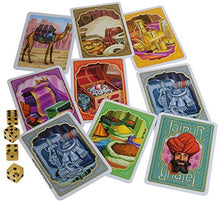 Load image into Gallery viewer, Jaipur Card Game   With 4 Bonus Gold Swirl Dice
