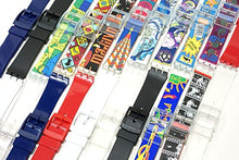 Load image into Gallery viewer, PERFIT Swatch Replacement 17mm Watch Band to fit Originals Collection + others (Black)
