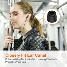 Load image into Gallery viewer, 12Pcs Replacement Eartips- RIYO Premium Memory Foam Earphone Earbuds Tips Noise Reducing Earbud Tips for 5mm-7mm in-Ear Headphones Nozzle (Medium, Black)
