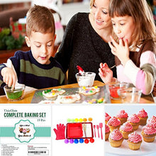 Load image into Gallery viewer, Baking Kit By UnicGlam Kids baking Set Girls Real Cupcake Making Kit One Complete Baking accessories for Beginners (Adult and Teens) and Professional Baking Lovers 19 Pieces Set
