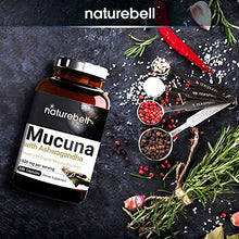 Load image into Gallery viewer, 2 Pack Organic NatureBell Mucuna 1500mg Per Serving, 240 Capsules, Contains Premium Mucuna Pruriens Seeds for Mood Mind and Brain Health, No GMOs, Made in USA
