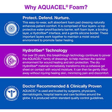 Load image into Gallery viewer, AQUACEL Foam 8&quot;x7&quot; Sacral Dressing with Silicone Gel Adhesive, Waterproof Wound Dressing, 420626, Box of 5
