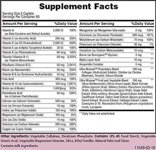 Load image into Gallery viewer, Vitamin World Ultra Woman Daily Multivitamins 180 Caplets, High Potency, Full Spectrum Multi-Nutrient, Hair Skin Nails, Timed Release, Gluten Free, Coated
