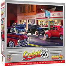 Load image into Gallery viewer, MasterPieces Cruisin&#39; Route 66 1000 Puzzles Collection - Phil&#39;s Diner 1000 Piece Jigsaw Puzzle
