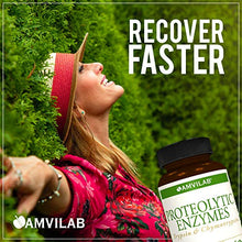 Load image into Gallery viewer, Amvilab Proteolytic Enzymes: Trypsin and Chymotrypsin, Anti-Inflammatory Supplement, Supports Tissue Health, Edema and Inflammation caused by Acute Tissue Injury, Aids in Fast Recovery-60 Capsules
